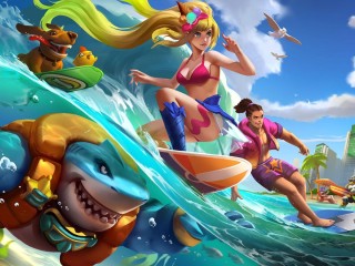 Пазл «Пляжные соревнования»