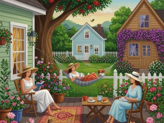 Пазл «Подруги»