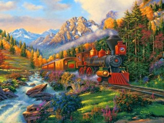 Пазл «Поезд»