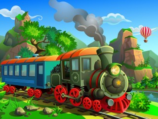 Пазл «Поезд»