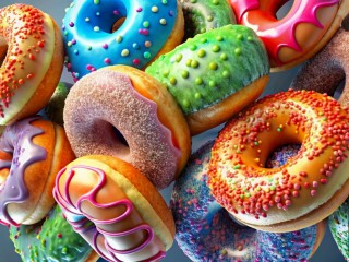 Пазл «Пончики»