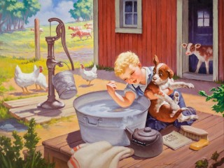 Пазл «Пора купаться»