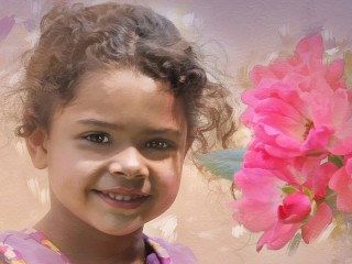 Пазл «Портрет девочки»