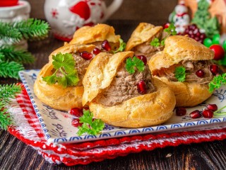 Пазл «Профитроли с паштетом»