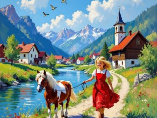 Пазл «Прогулка»