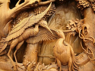 Пазл «Резьба по дереву»