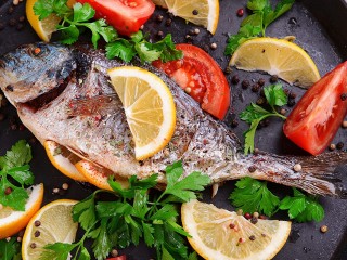 Пазл «Рыба и лимон»