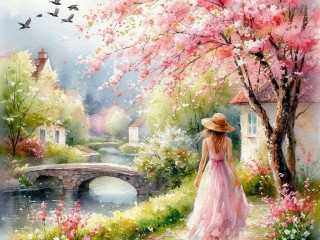 Пазл «Романтика весны»