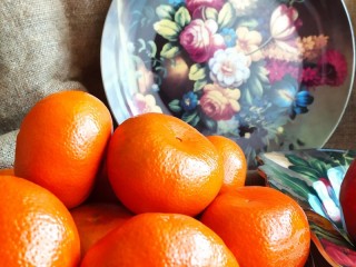 Пазл «Роспись с мандаринами»