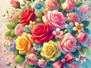 Пазл «Розы»