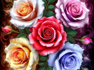 Пазл «Розы»