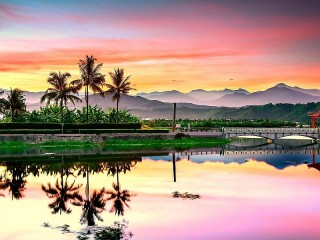 Пазл «Розовый восход»