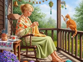 Пазл «Рукодельница»
