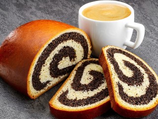 Пазл «Рулет и кофе»