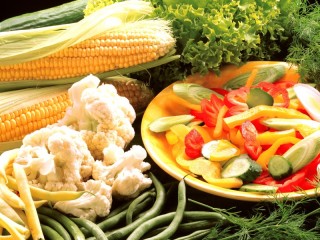 Пазл «Салат и кукуруза»