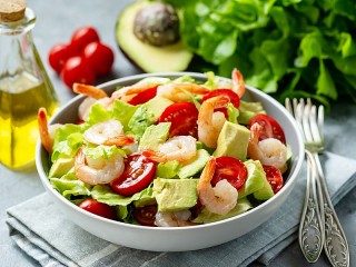 Пазл «Салат с креветками»