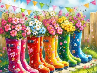 Пазл «Сапожки»