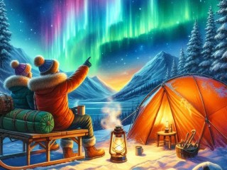 Пазл «Северное сияние»