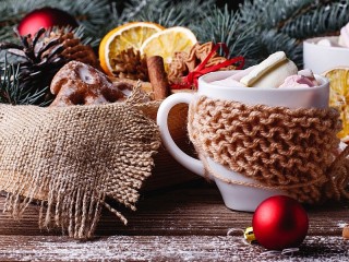 Пазл «Шарф для чашки»