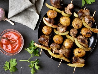Пазл «Шашлыки с картошкой»