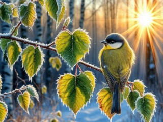 Пазл «Синица»