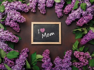 Пазл «Сирень для мамы»