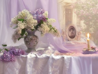 Пазл «Сиреневый натюрморт»