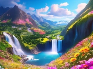 Пазл «Сказочная долина»