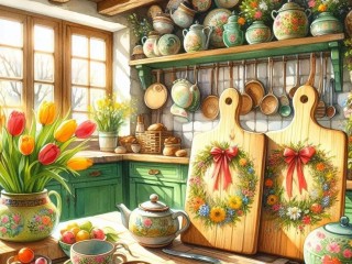 Пазл «Солнечная кухня»
