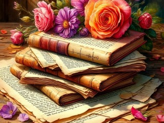 Пазл «Старые книги»