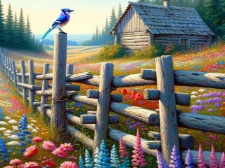 Пазл «Старый дом»