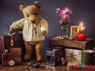 Пазл «Старинный мишка»