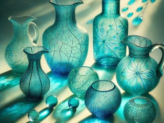 Пазл «Стеклянные вазы»