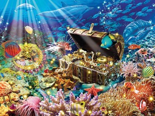 Пазл «Сундук с золотом»