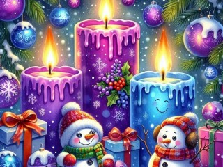 Пазл «Свечи»