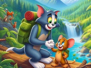 Пазл «Том и Джерри»