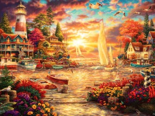 Пазл «Towards the Sunset»