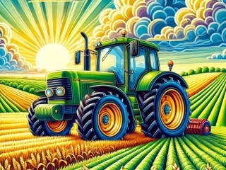 Пазл «Трактор»