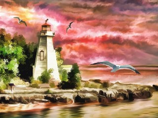 Пазл «Три чайки»