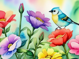 Пазл «Цветы»