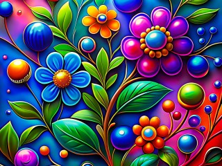 Пазл «Цветы»