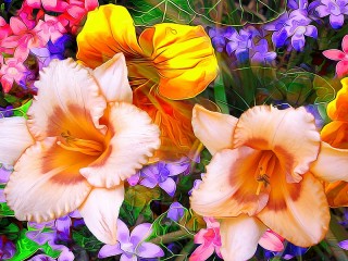 Пазл «Цветы»