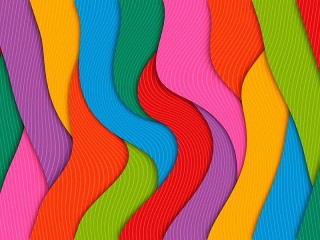 Пазл «Цветное плетение»