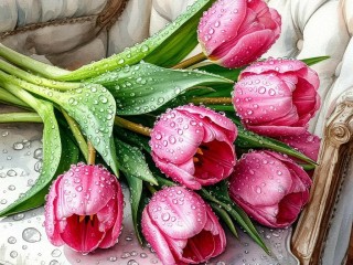 Пазл «Тюльпаны»