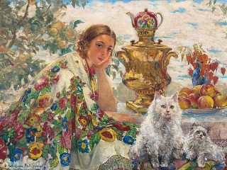 Пазл «У самовара»
