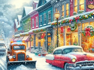 Пазл «Уборка снега»