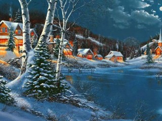 Пазл «Улица на берегу»