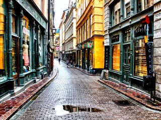 Пазл «Улица в Гамла Стане»