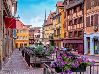 Пазл «Улица в Кольмаре»