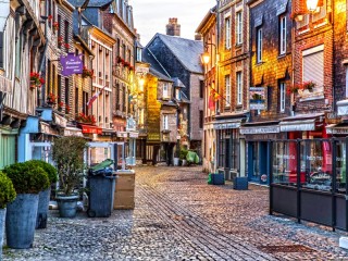 Пазл «Улица в Онфлере»